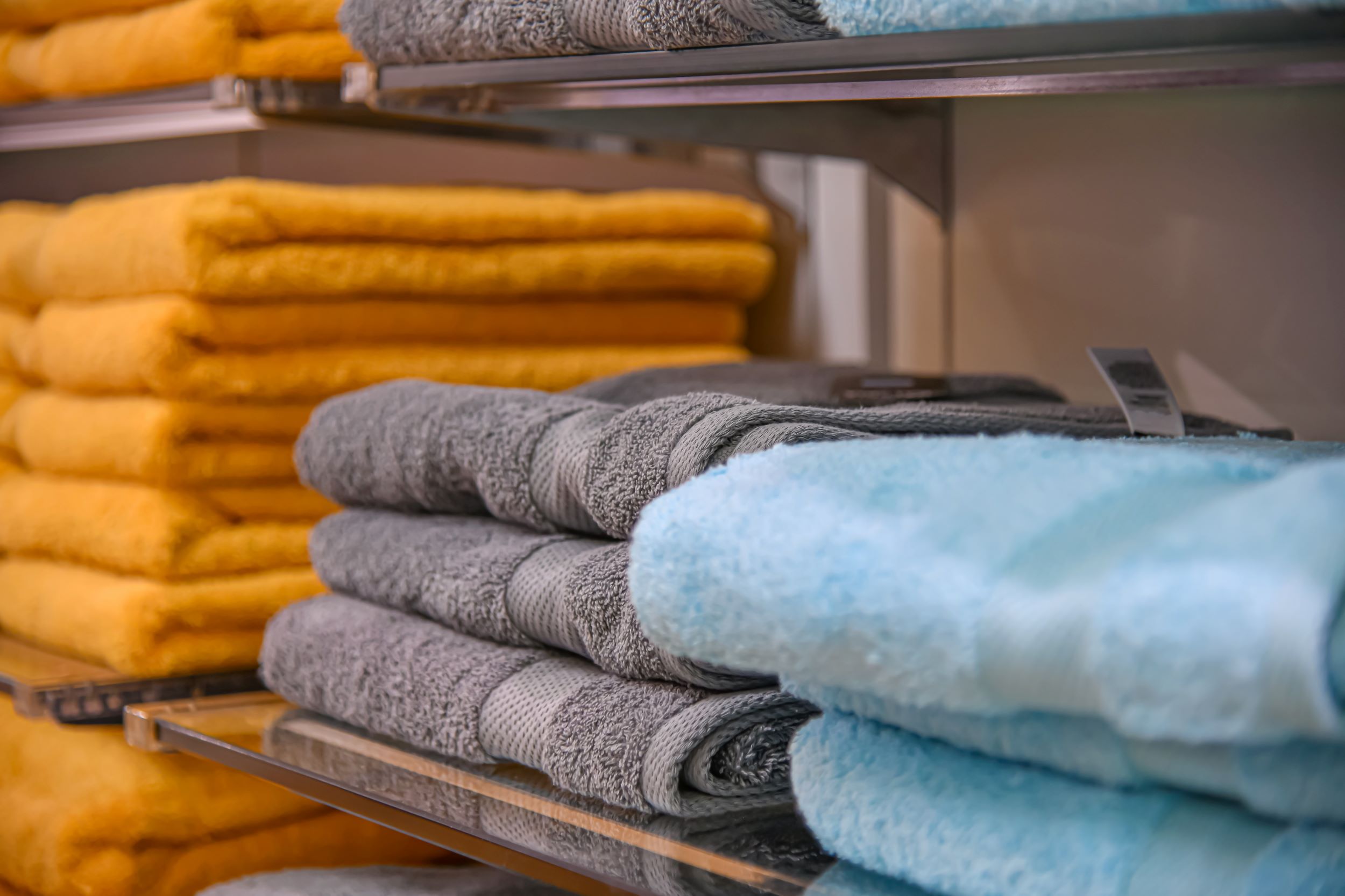 Folded Towels Shutterstock 2165592799